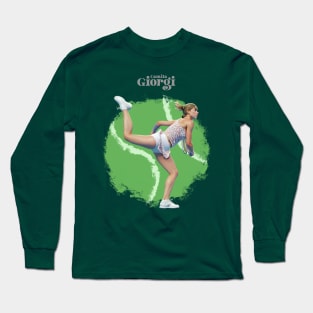 Camila Giorgi cartoon Long Sleeve T-Shirt